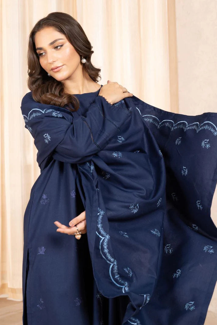 Navy Azurita Stitched 3Pcs