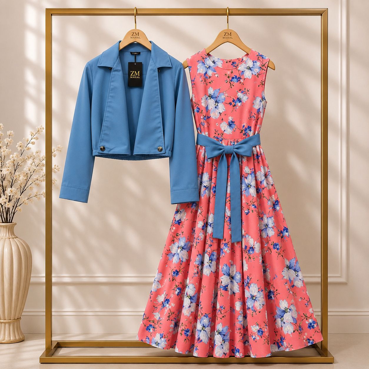 Digital Coat Style Maxi