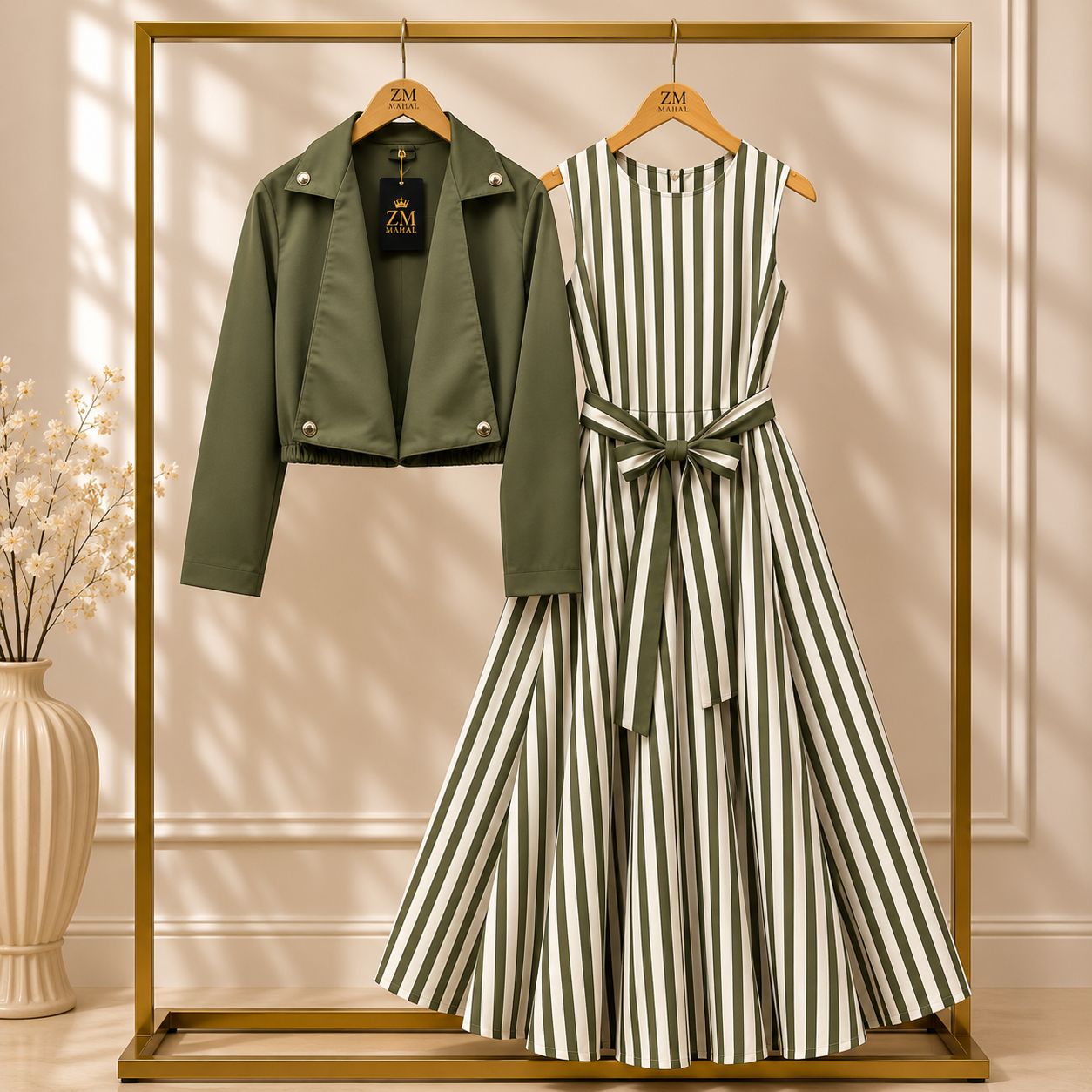 Digital Coat Style Maxi