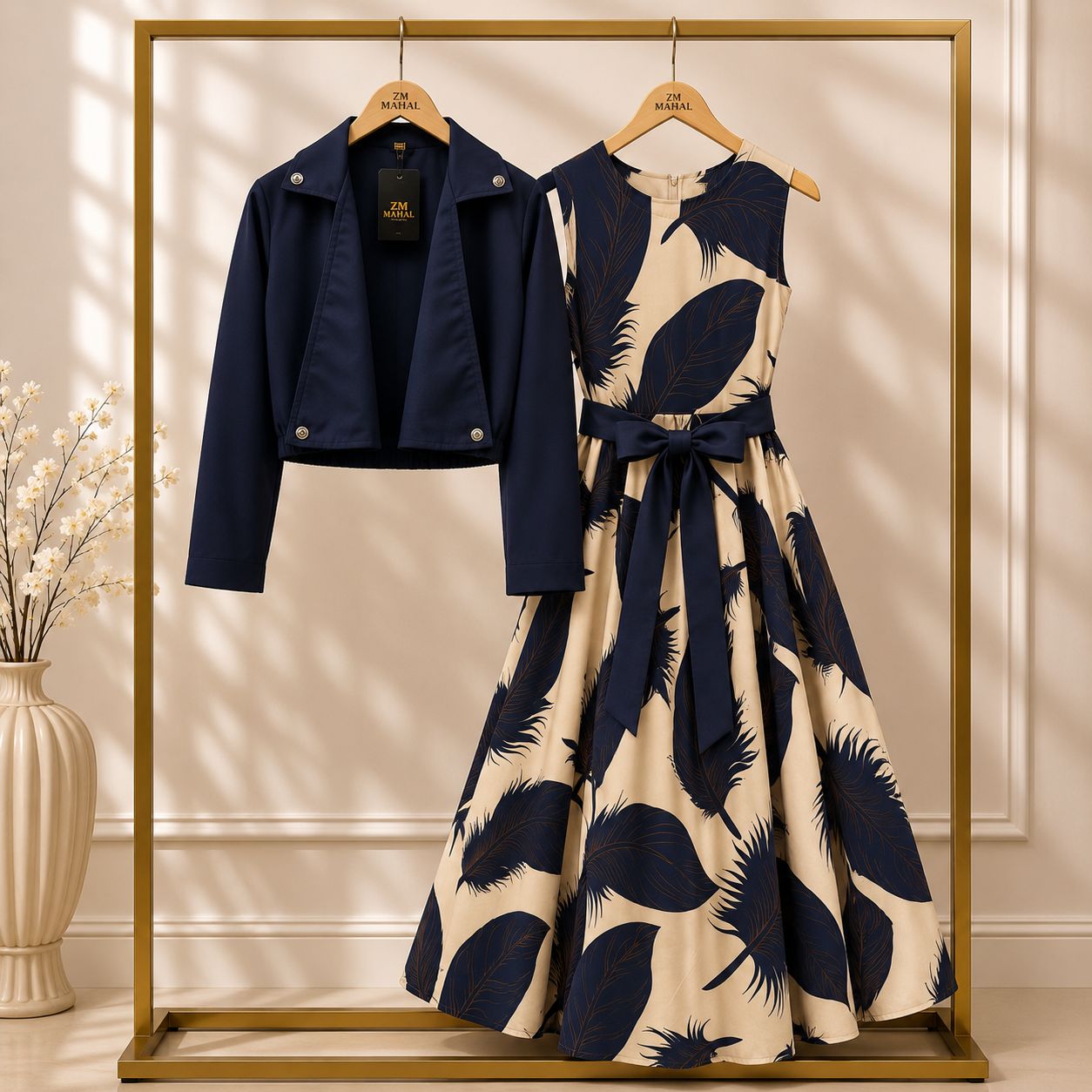 Digital Coat Style Maxi