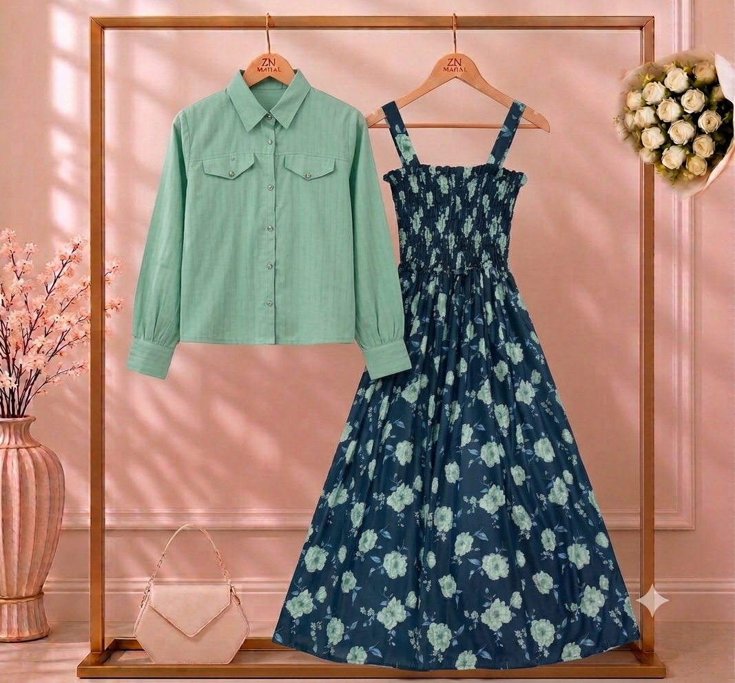 Digital Coat Style Maxi