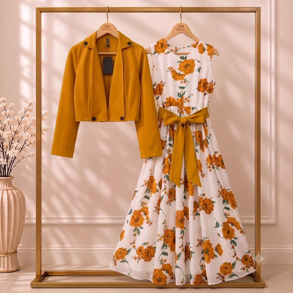 Digital Coat Style Maxi