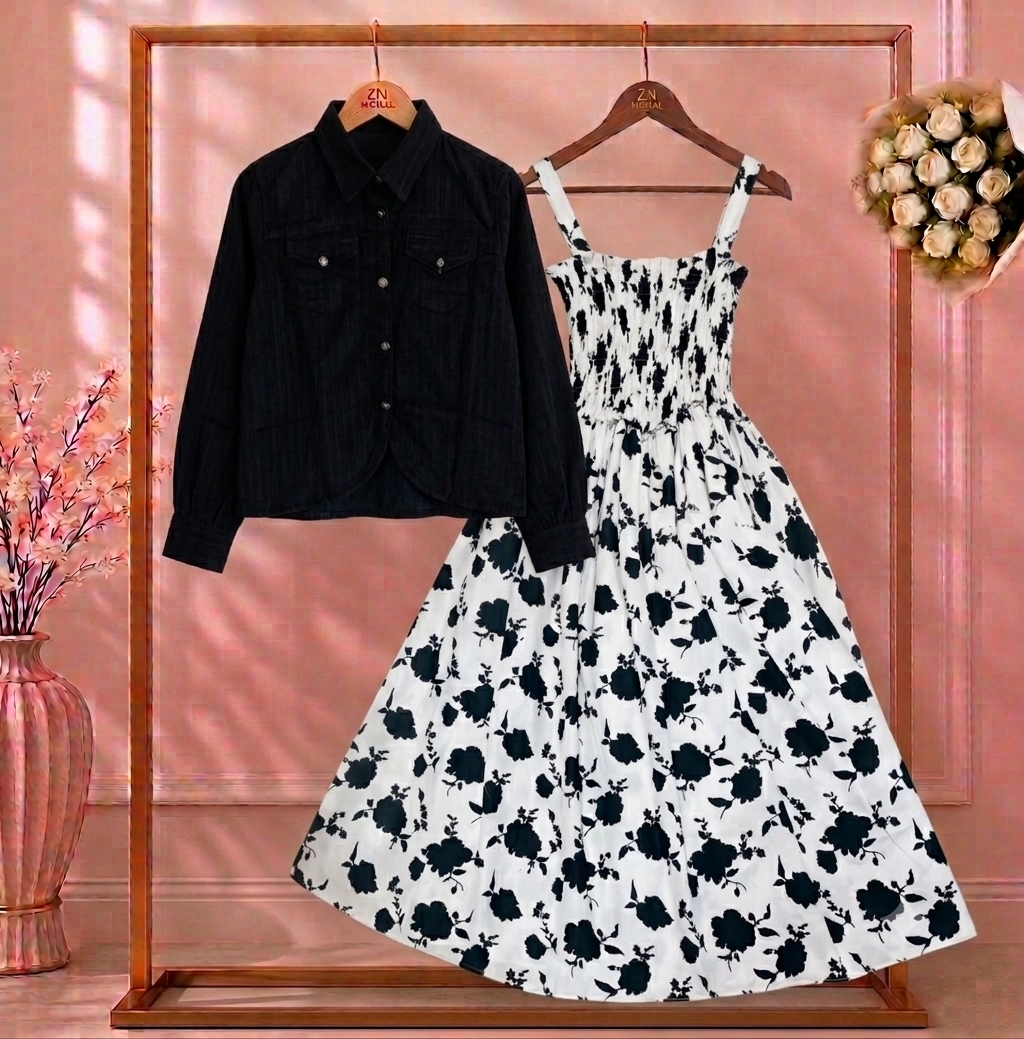 Digital Coat Style Maxi