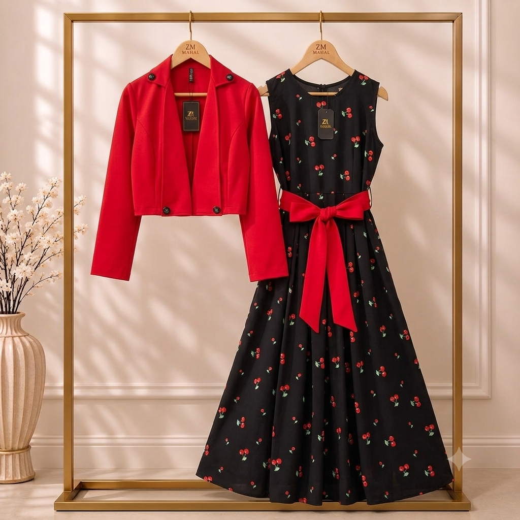 Digital Coat Style Maxi