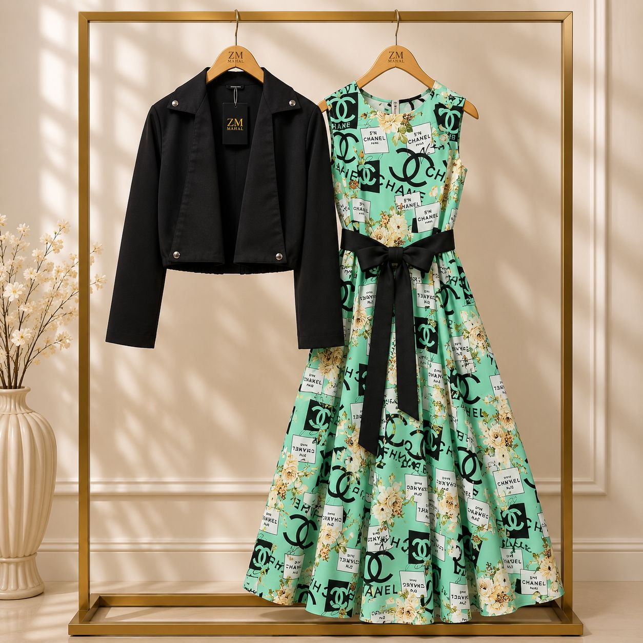Digital Coat Style Maxi