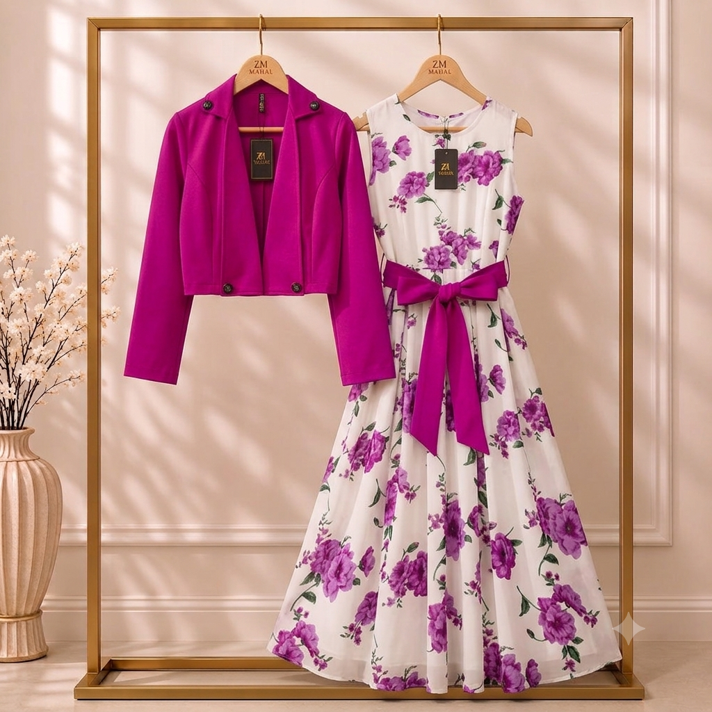 Digital Coat Style Maxi