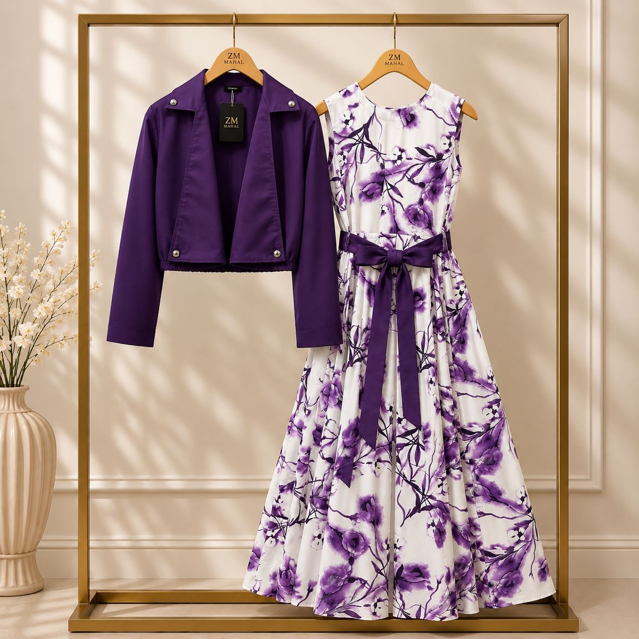 Digital Coat Style Maxi