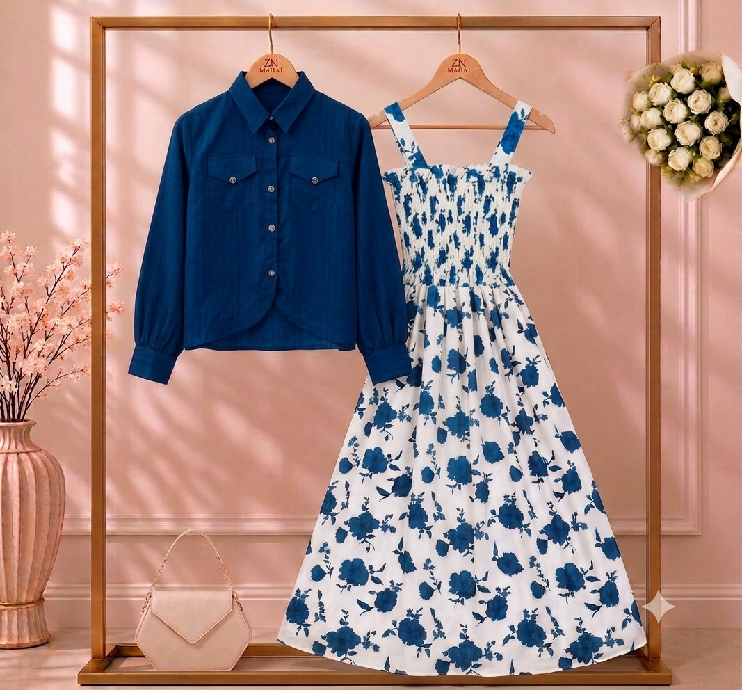 Digital Coat Style Maxi