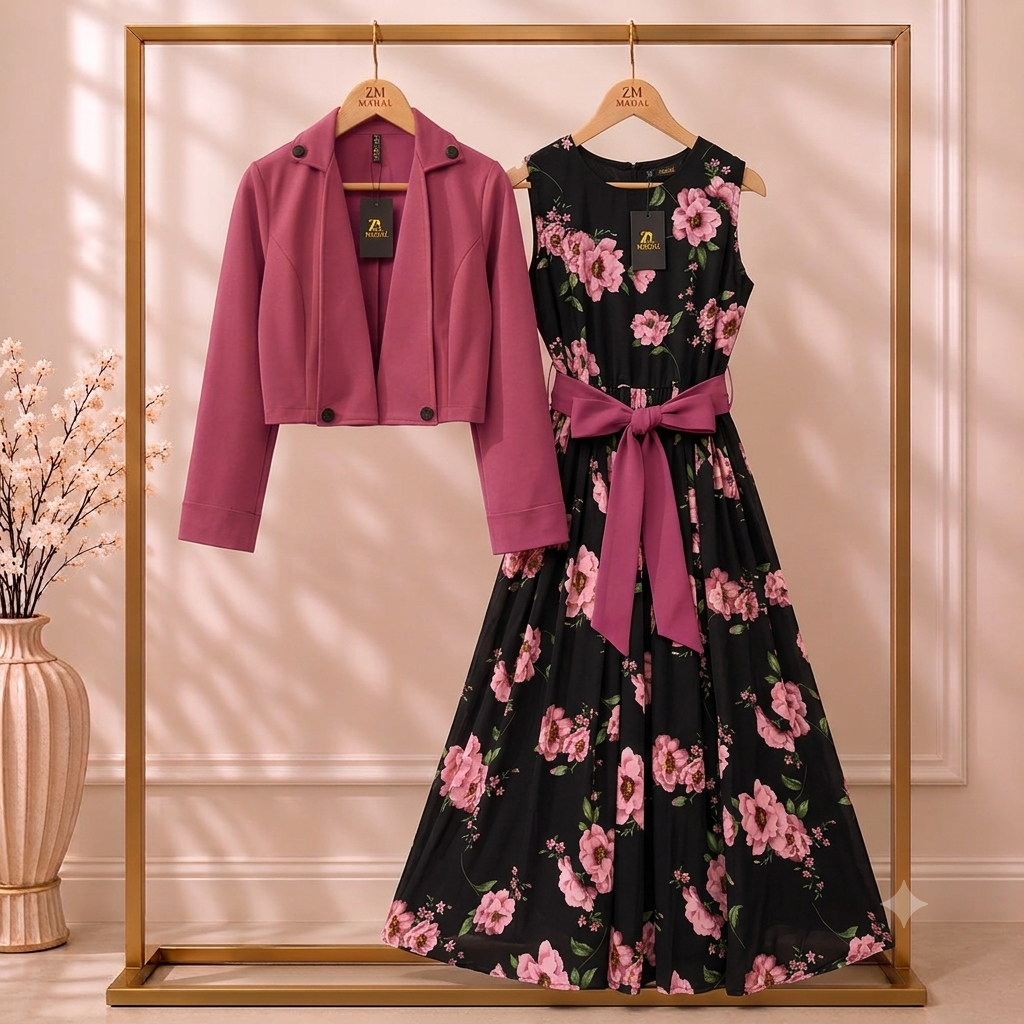 Digital Coat Style Maxi