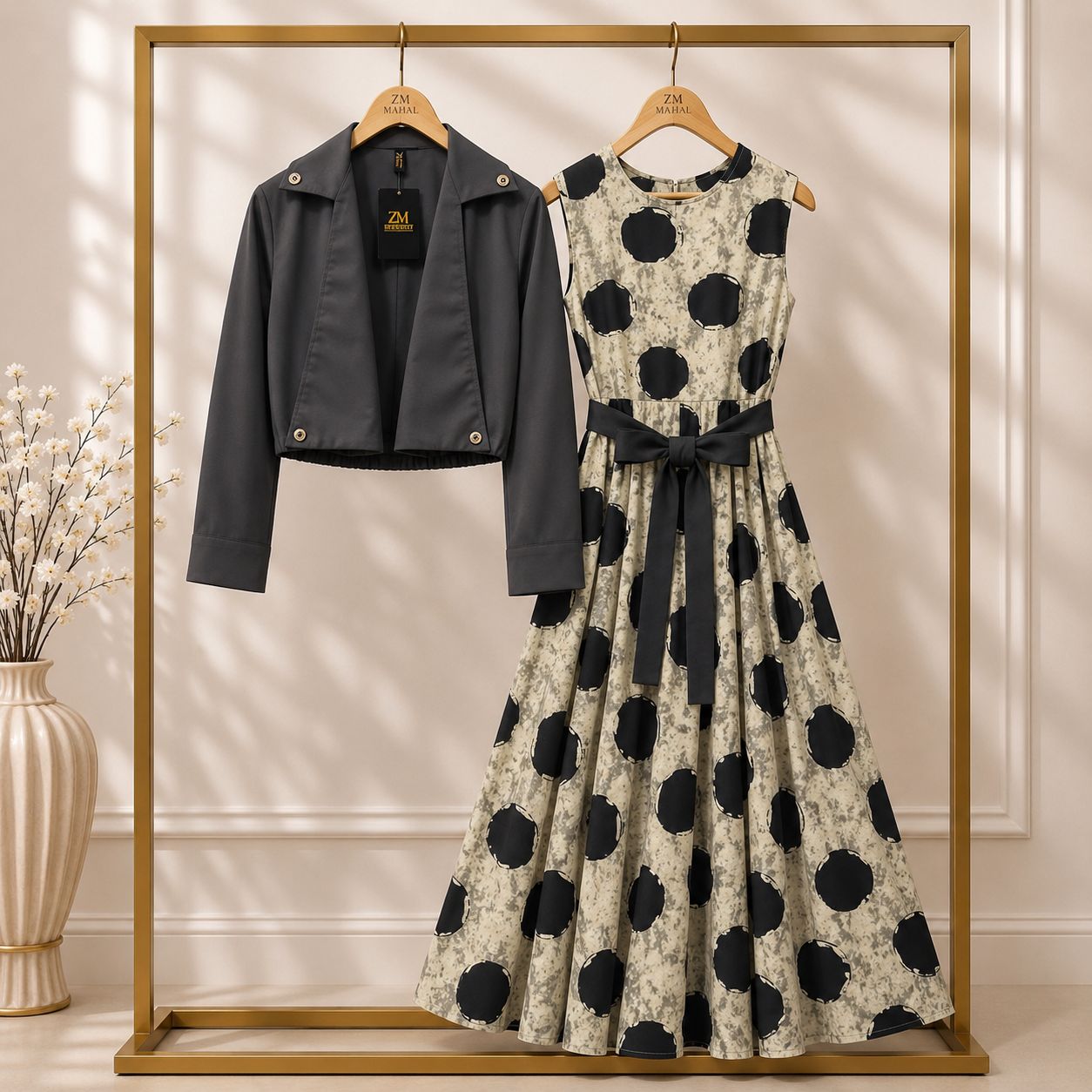 Digital Coat Style Maxi