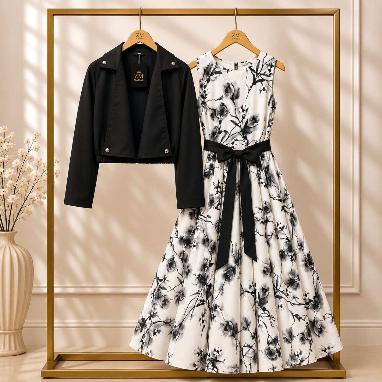 Digital Coat Style Maxi