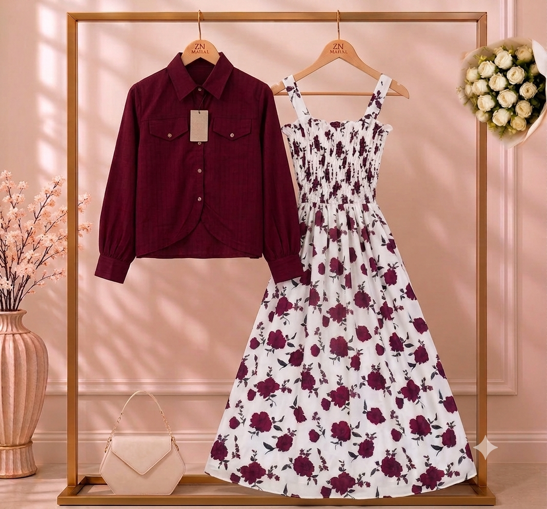 Digital Coat Style Maxi