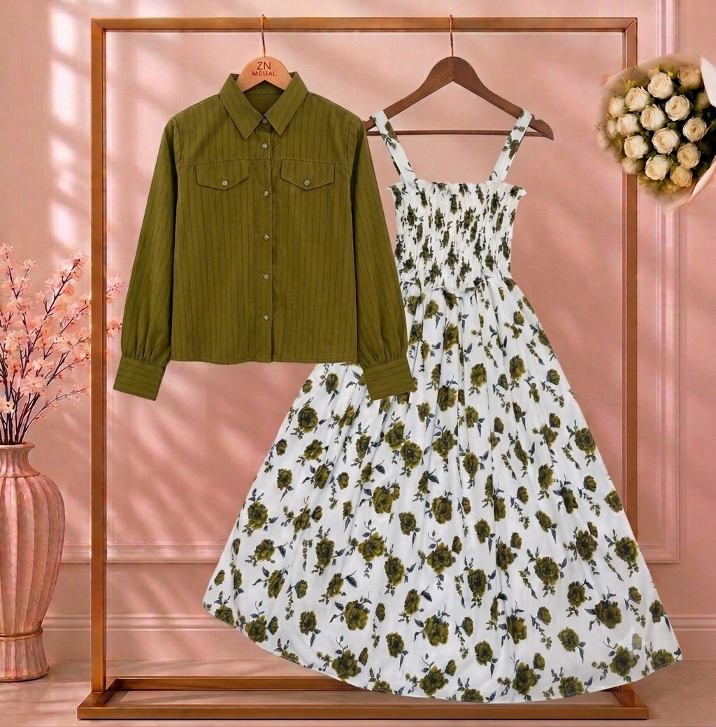 Digital Coat Style Maxi