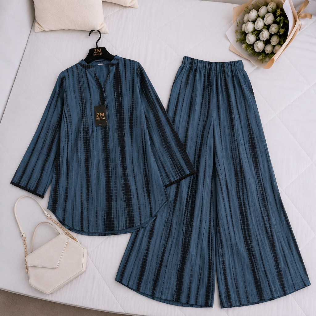 2-PIECE Stitched Dress. (Farshi Shalwar)