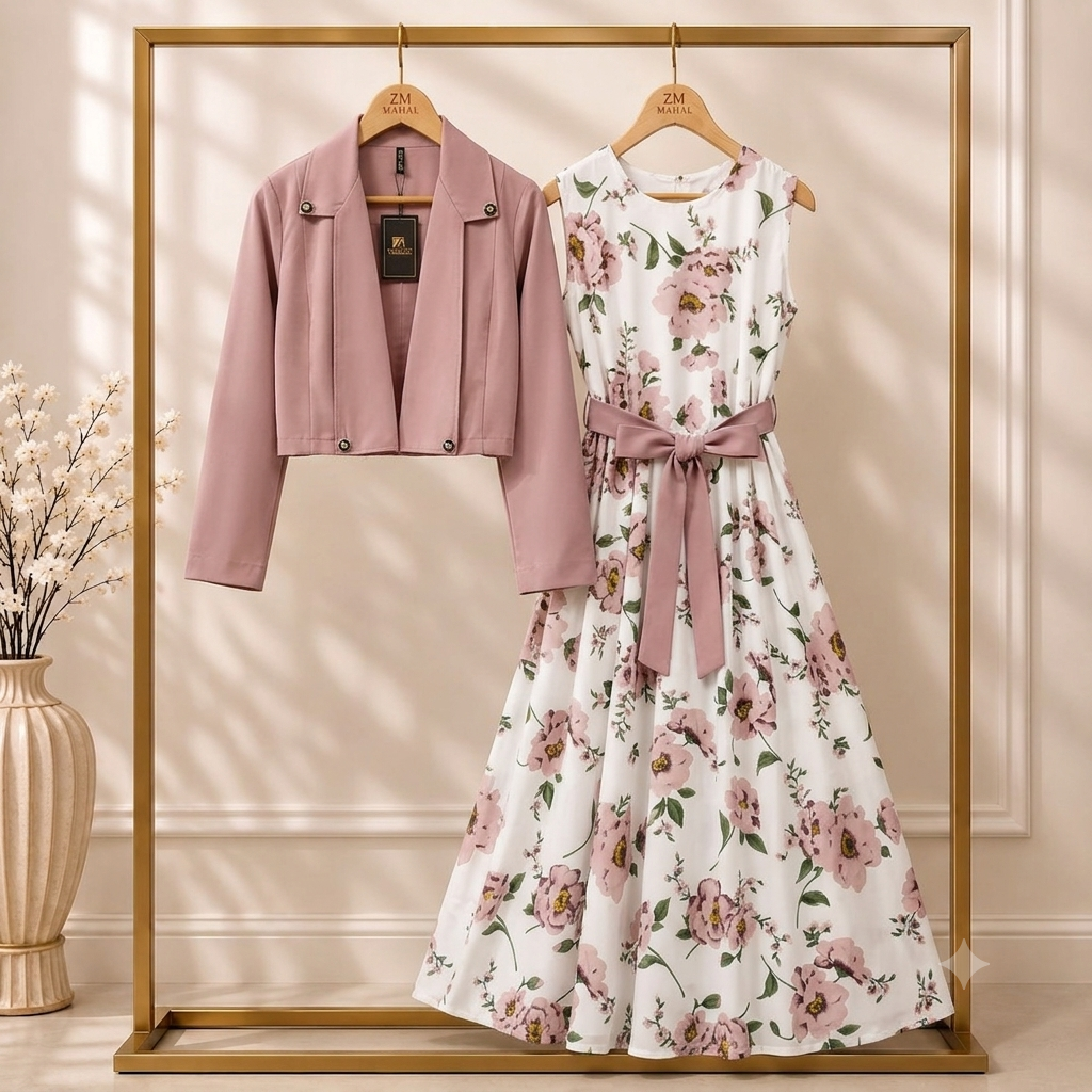 Digital Coat Style Maxi