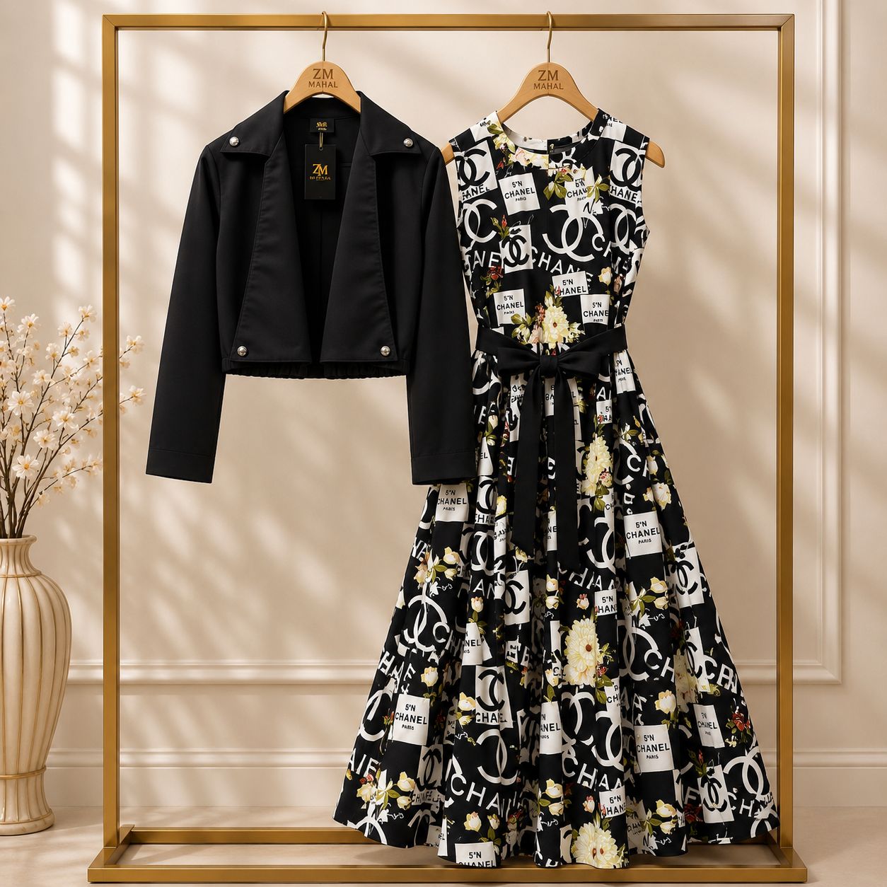 Digital Coat Style Maxi