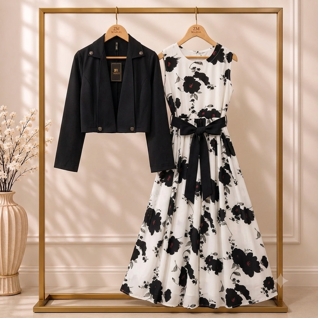 Digital Coat Style Maxi