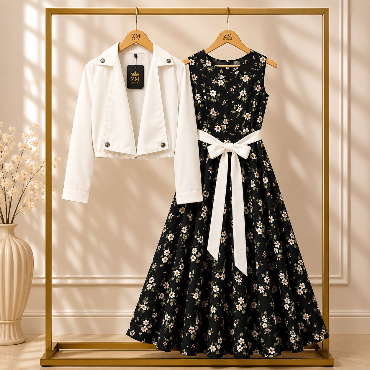 Digital Coat Style Maxi