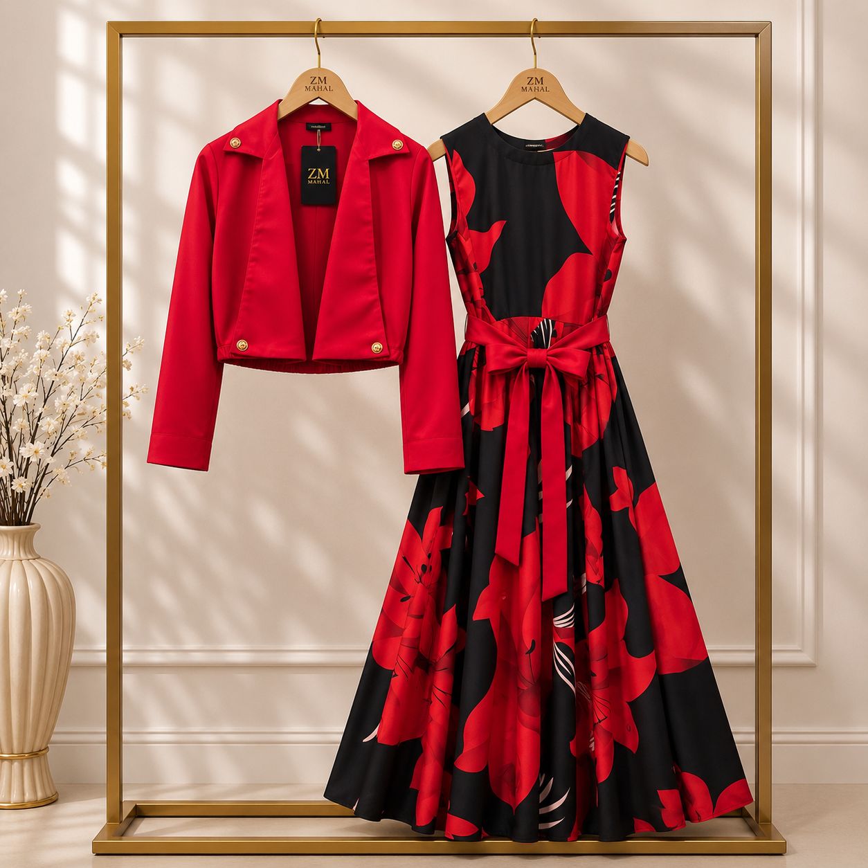 Digital Coat Style Maxi