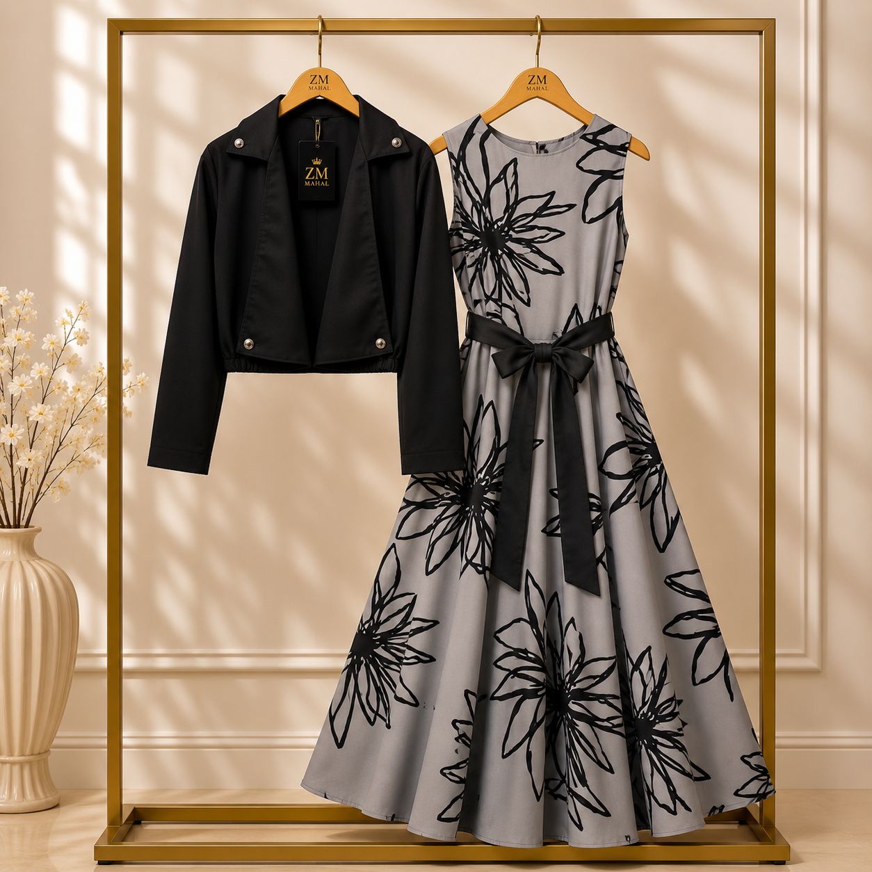 Digital Coat Style Maxi