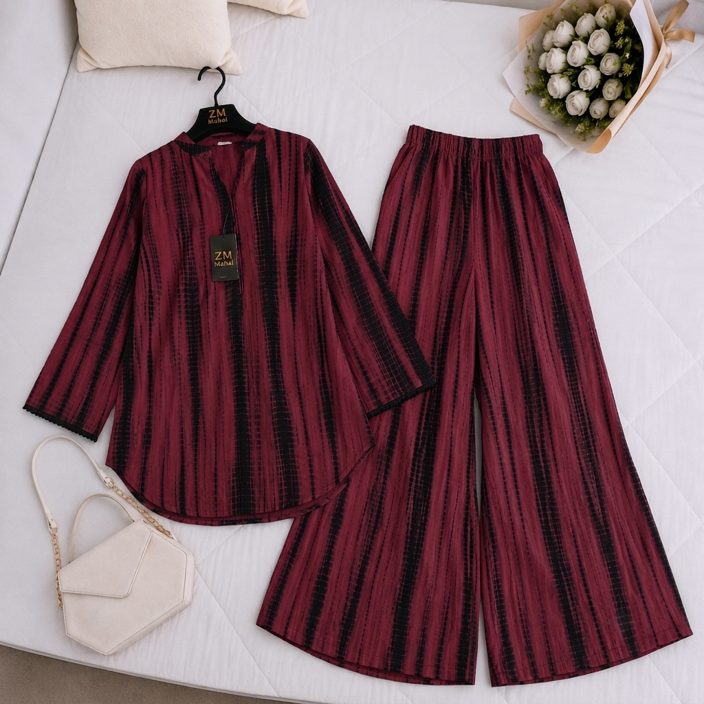 2-PIECE Stitched Dress. (Farshi Shalwar)