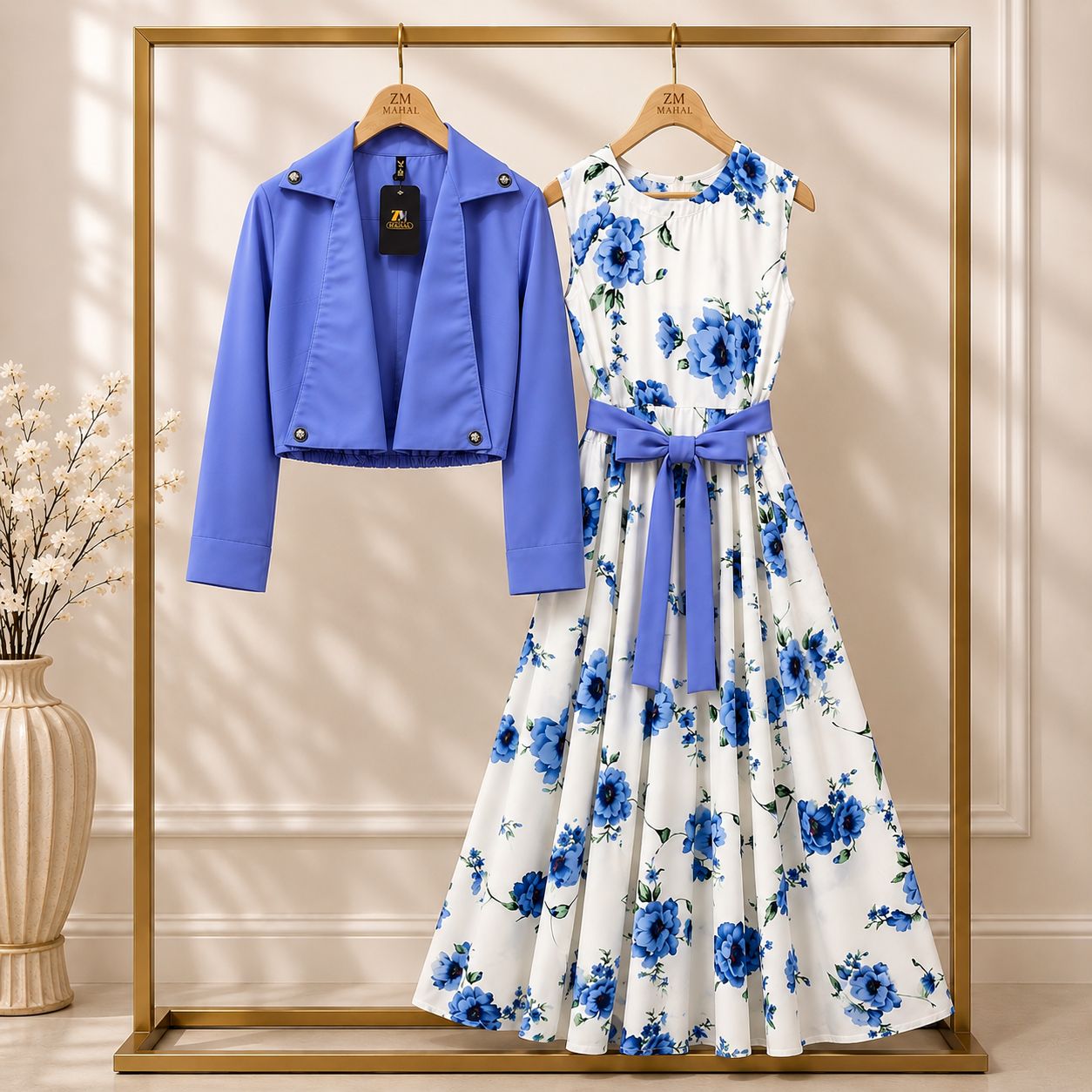 Digital Coat Style Maxi