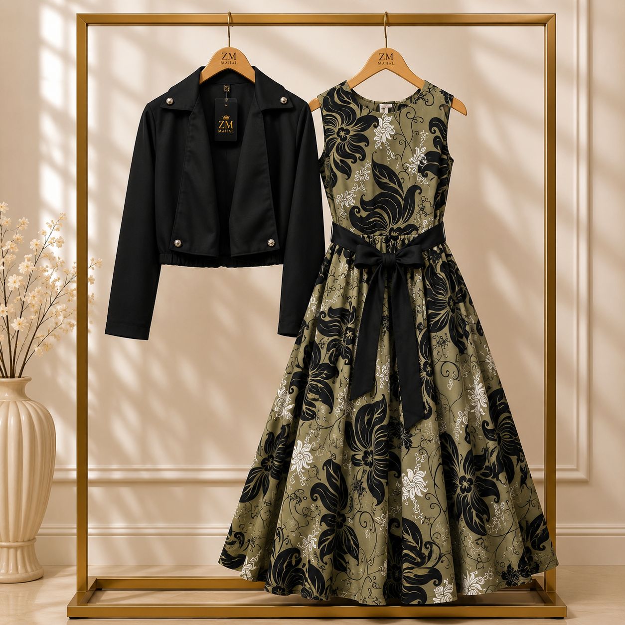 Digital Coat Style Maxi